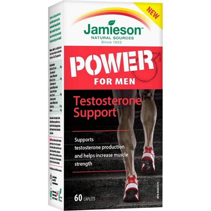 Jamieson POWER FOR MAN TESTOSTERON SUPPORT 1×60 cps, deodorant