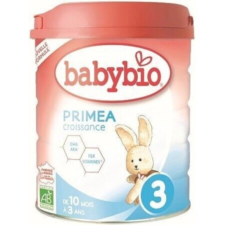 BABYBIO PRIMEA 3 Croissance organic infant milk (800 g) 1×800 g