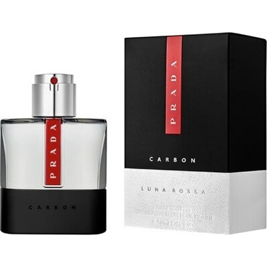 Prada Luna Rossa Carbon Edt 50ml 1×50 ml, Eau de toilette