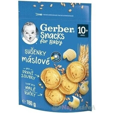 Gerber Snacks for Baby Butter Biscuits 1x180 g, biscuits (from 10 months)