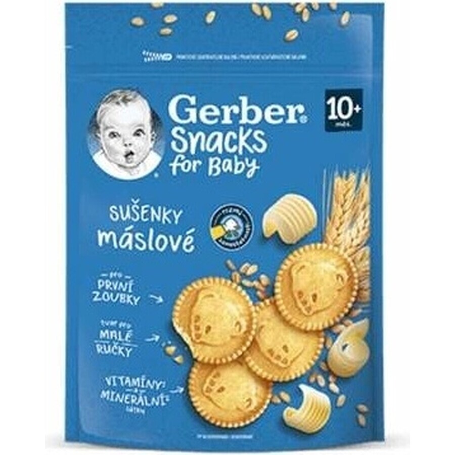 Gerber Snacks for Baby Butter Biscuits 1x180 g, biscuits (from 10 months)