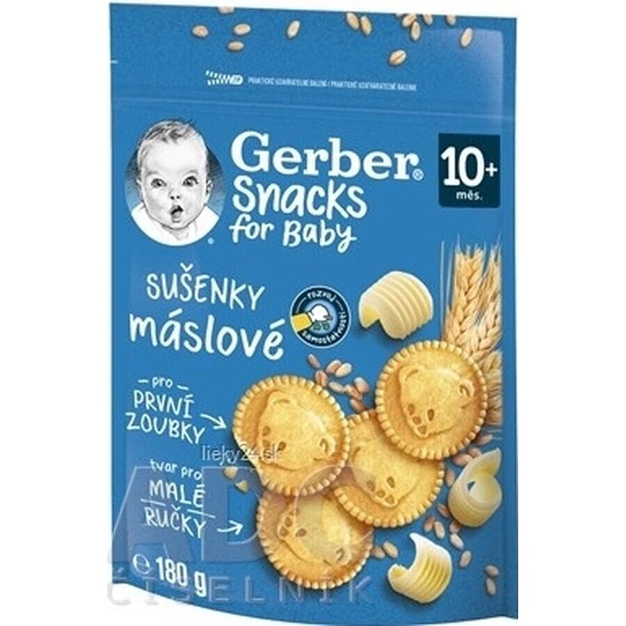 Gerber Snacks for Baby Butter Biscuits 1x180 g, biscuits (from 10 months)