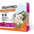 FRONTPRO® antiparasitaire comprimés à croquer pour chiens (2-4 kg) 1×3 tbl, comprimés antiparasitaires