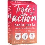 White Perla System triple action oxi+ 1×1 pc, système de blanchiment des dents