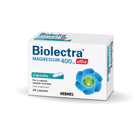 Biolectra Magnesio 400 mg Ultra, 20 capsule, Hermes