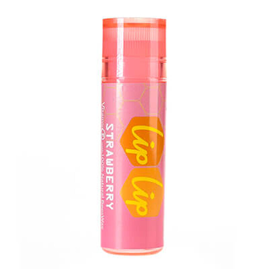 Balsamo per labbra Spf 15 al gusto di fragola, 4,5 g, Lip Lip