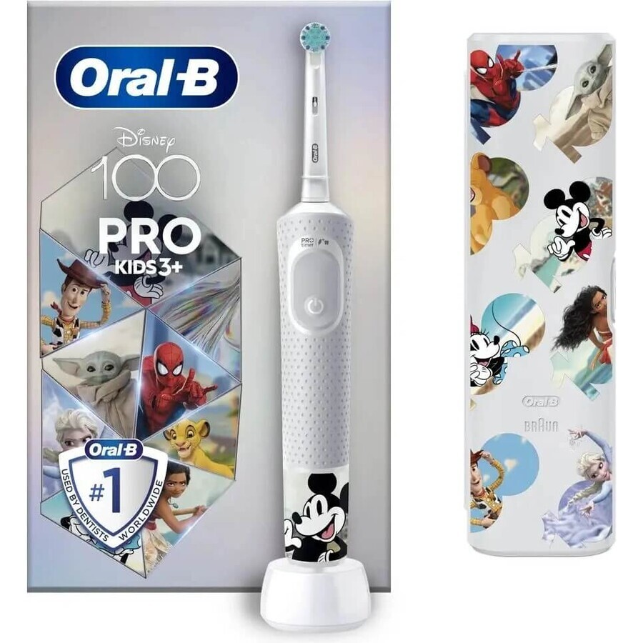 Oral-B EK Pro Kids 3+ Disney EK Pro Kids 3+ + Reise-Set 1×1 Set, elektrische Zahnbürste