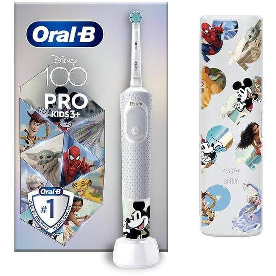 Oral-B EK Pro Kids 3+ Disney EK Pro Kids 3+ + Reise-Set 1×1 Set, elektrische Zahnbürste