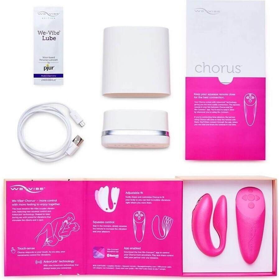 We-Vibe Vibrateur CHORUS vibrateur violet CHORUS 1×1 pc, vibrateur