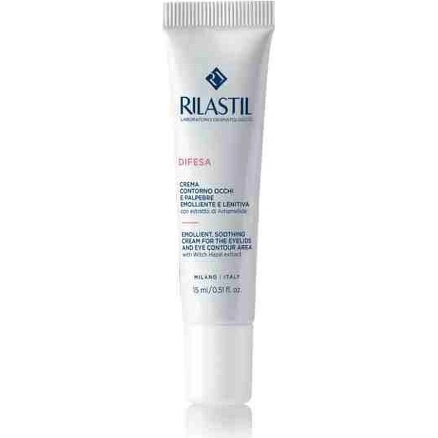 Rilastil Difesa Emollient and soothing eye cream for reactive skin 1×15 ml, eye cream