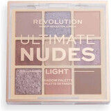 Revolution, Ultimate Nudes Light Eyeshadow Palette 1×0,90 g, palette d'ombres à paupières