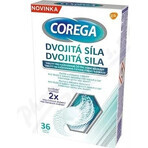 COREGA Double Strength 1x36 pcs, comprimés de nettoyage pour prothèses dentaires