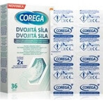 COREGA Double Strength 1x36 pcs, comprimés de nettoyage pour prothèses dentaires