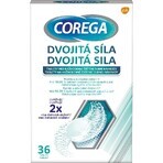 COREGA Double Strength 1x36 pcs, comprimés de nettoyage pour prothèses dentaires