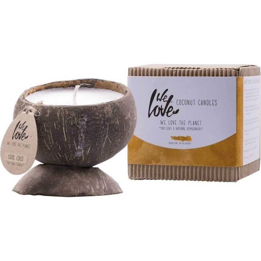 WE LOVE THE PLANET VELA DE SOJA KO C.COCO C.COCO 190G 1×190g, vela de soja