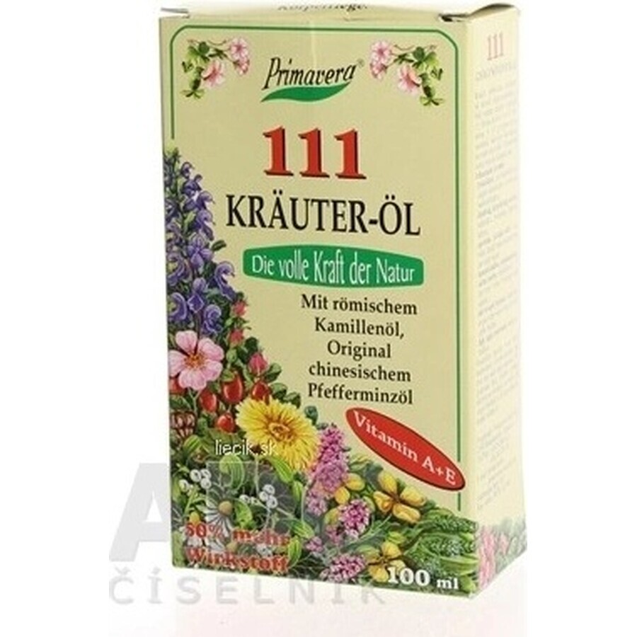 SPRING 111 KRÄUTER-ÖL 1×100 ml, huile végétale