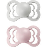 BIBS Supreme Silicone Ivory / Blush 1×2 - taille 1