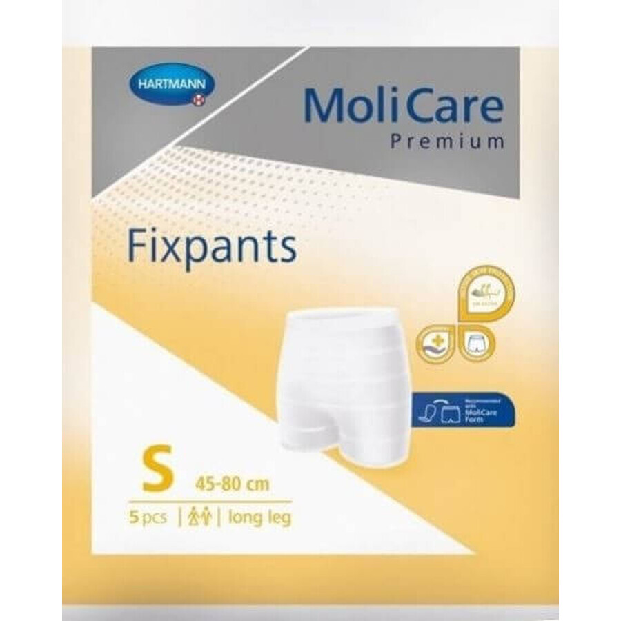 Hartmann MoliCare Premium Fixbroek Langbeen S 1×5 stuks, Fixbroek (45-80 cm)