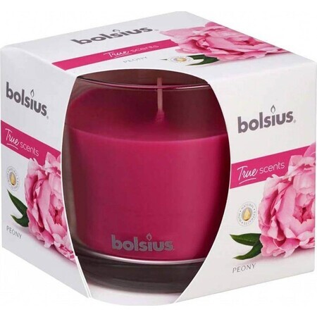 Bolsius Aromatic 2.0 Sticlă 95x95mm Peony, lumânare parfumată 1×1 buc, lumânare parfumată