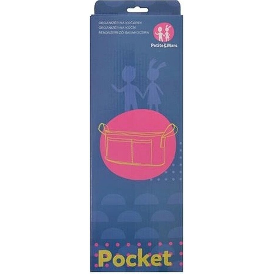 Stroller organizer Pocket Petite&Mars 1×1 pc, practical