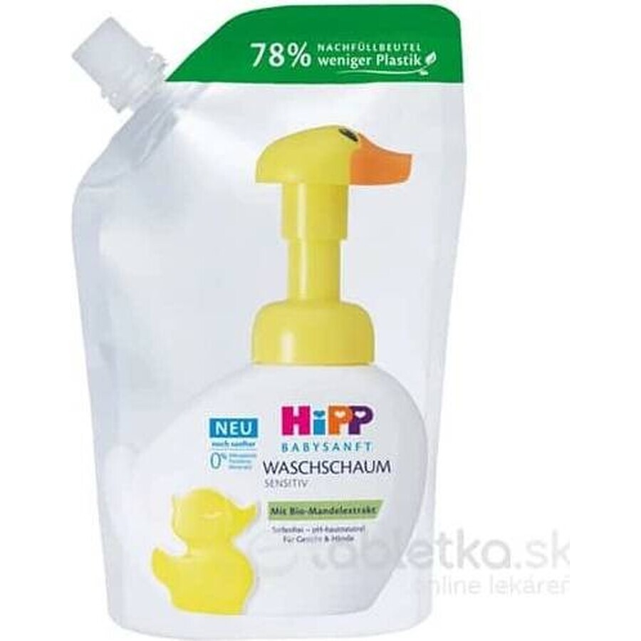 HIPP BABYSANFT washing foam 1×250ml, washing foam, refill