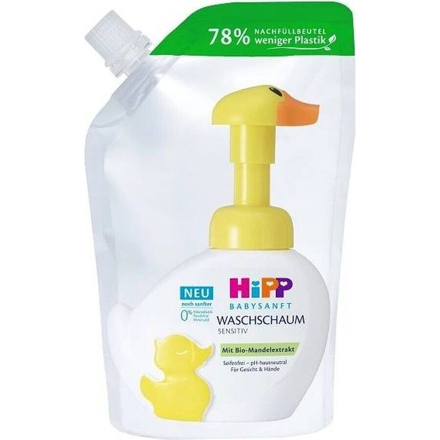 HIPP BABYSANFT washing foam 1×250ml, washing foam, refill