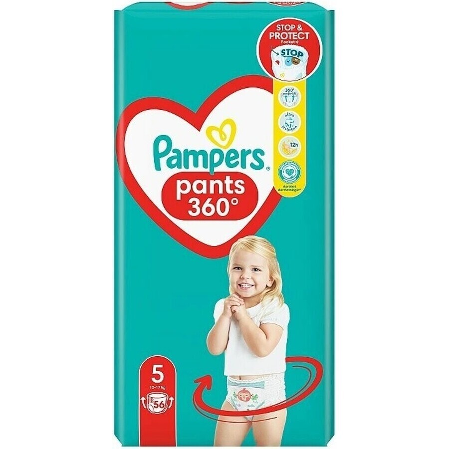 Pampers-Hosen GP S5 56 Stück (12-17kg) 1×56 Stück