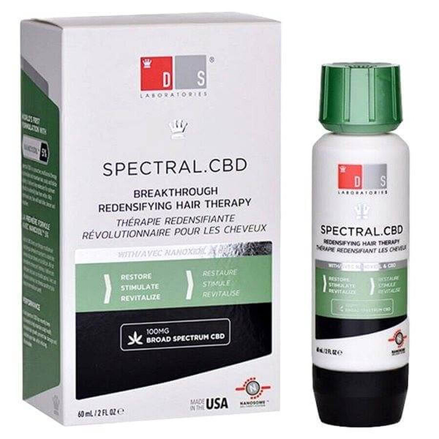 DS Laboratories ser anti-pierdere a părului cu Nanoxidil SPECTRAL CBD 60 ml 1×60 ml, ser anti-pierdere a părului