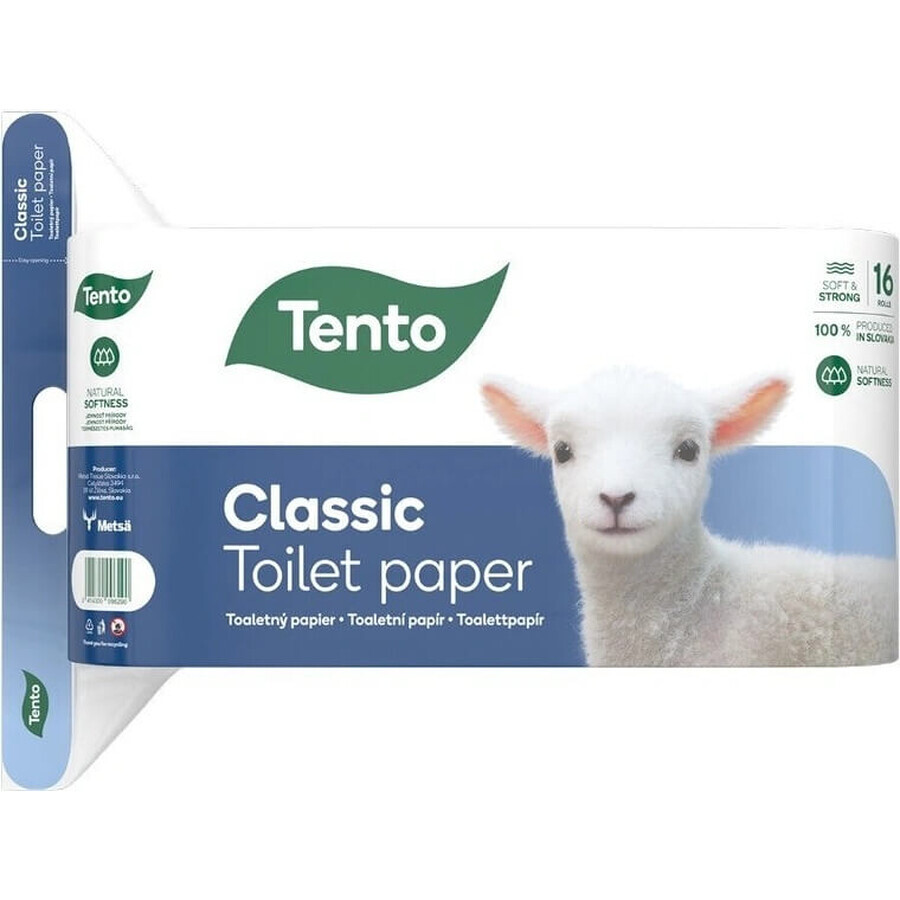 This Classic toilet paper Classic 3vr 1×16 pcs 3 ply toilet paper