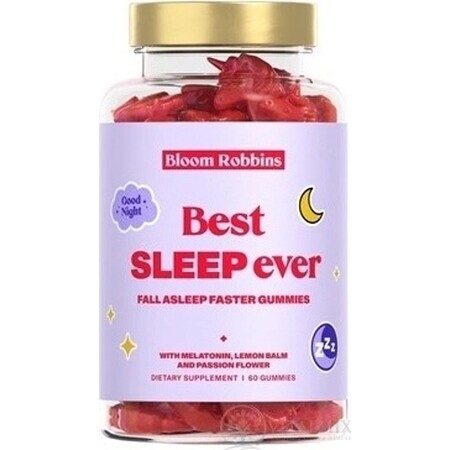 Le meilleur sommeil de tous les temps - s'endormir plus vite gummies 1×60 pcs, complément alimentaire