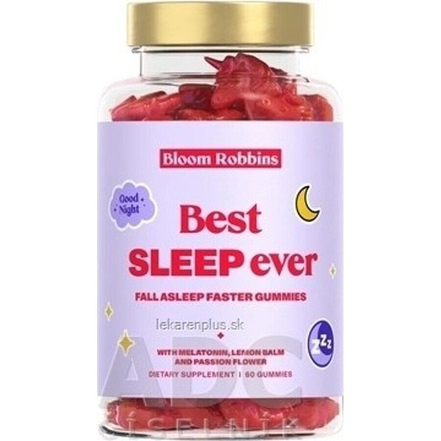 Le meilleur sommeil de tous les temps - s'endormir plus vite gummies 1×60 pcs, complément alimentaire