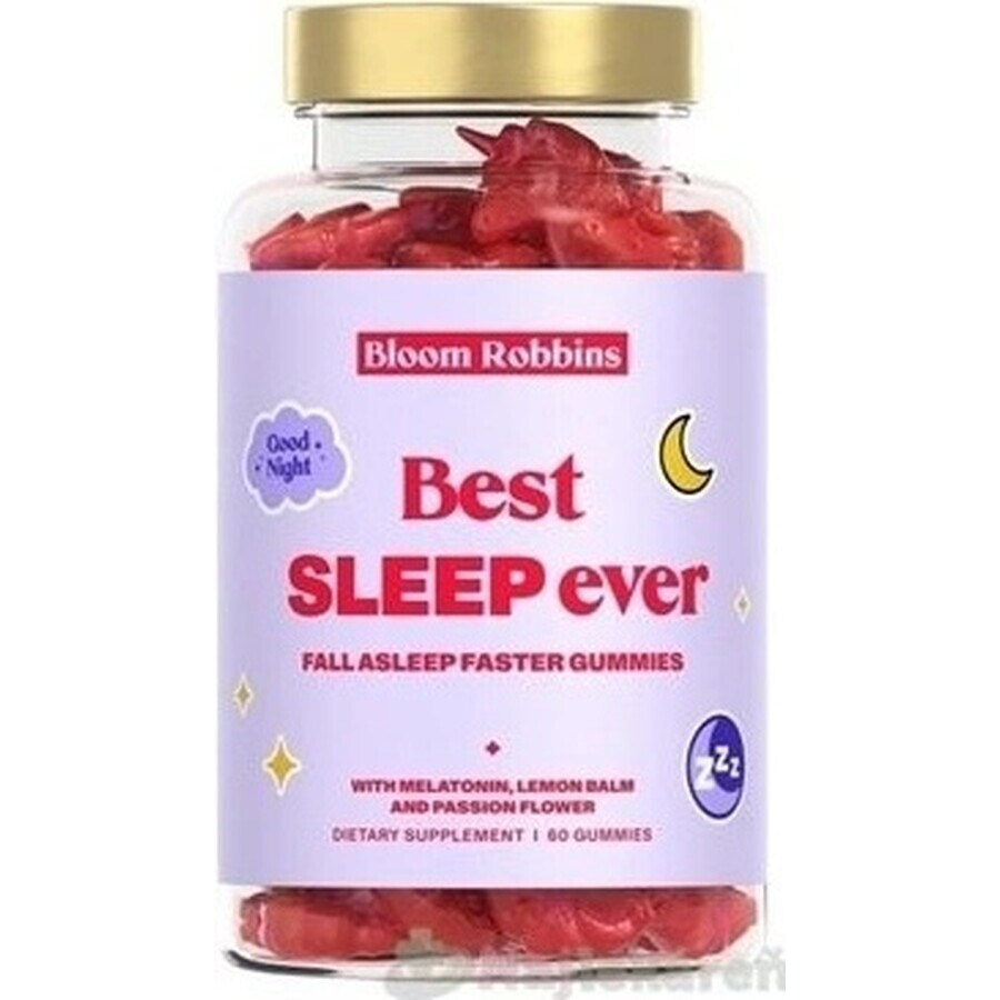 Le meilleur sommeil de tous les temps - s'endormir plus vite gummies 1×60 pcs, complément alimentaire