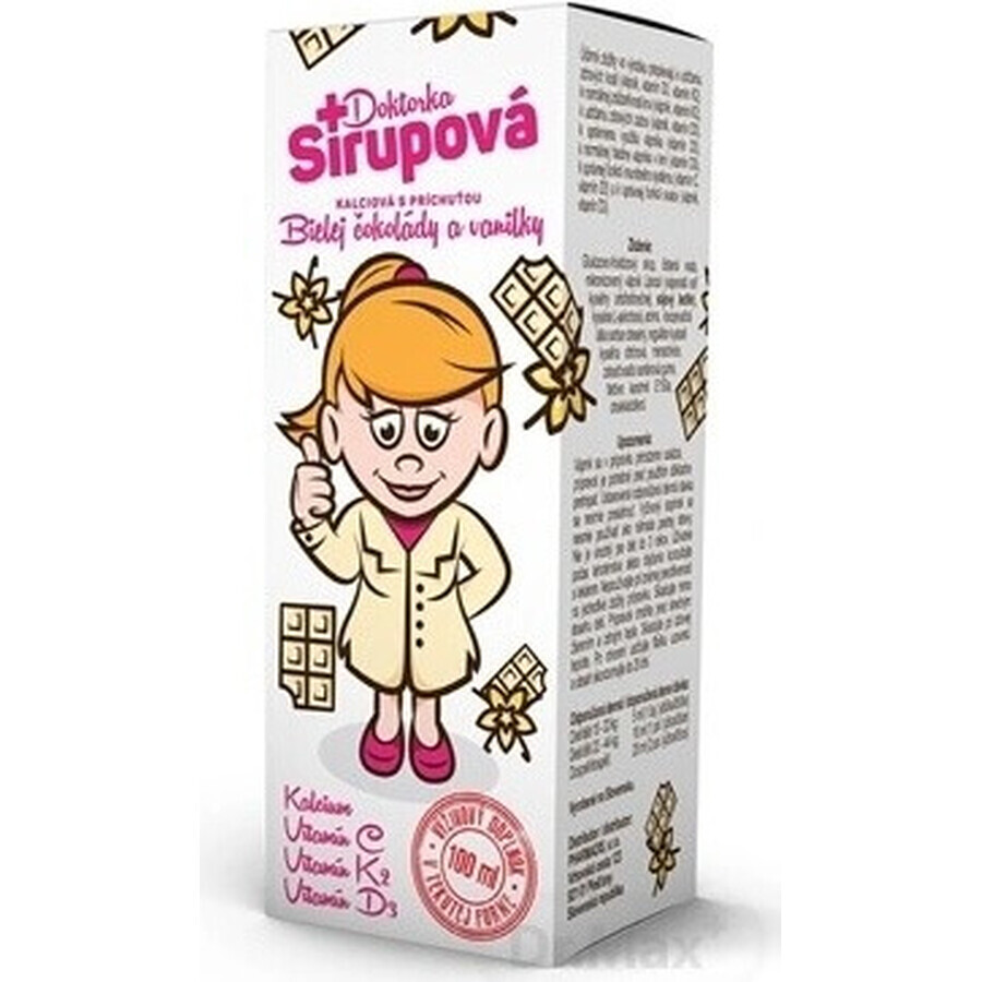 Doctor Syrup Sirop de calcium 1×100 ml, goût chocolat