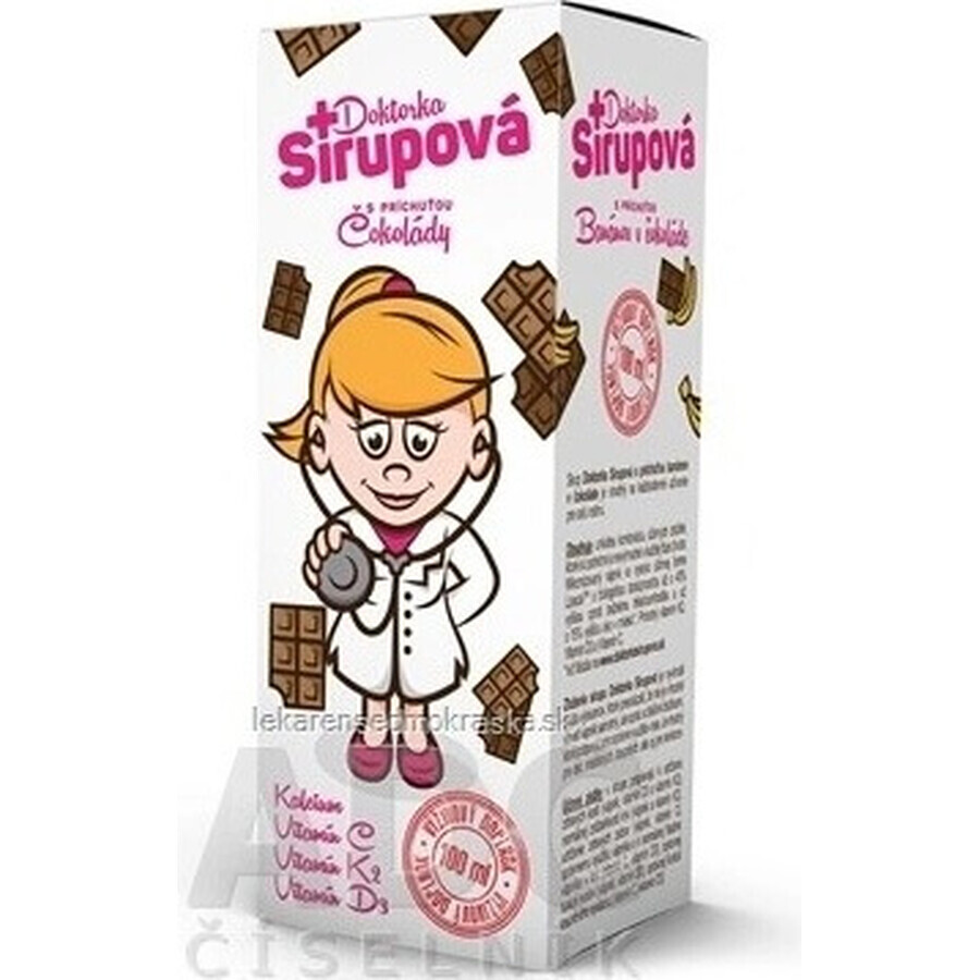 Doctor Syrup Sirop de calcium 1×100 ml, goût chocolat