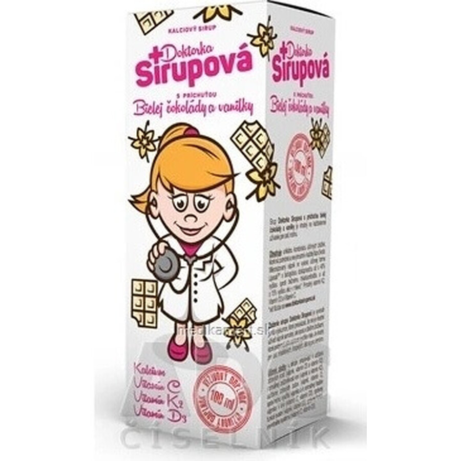 Doctor Syrup Sirop de calcium 1×100 ml, goût chocolat