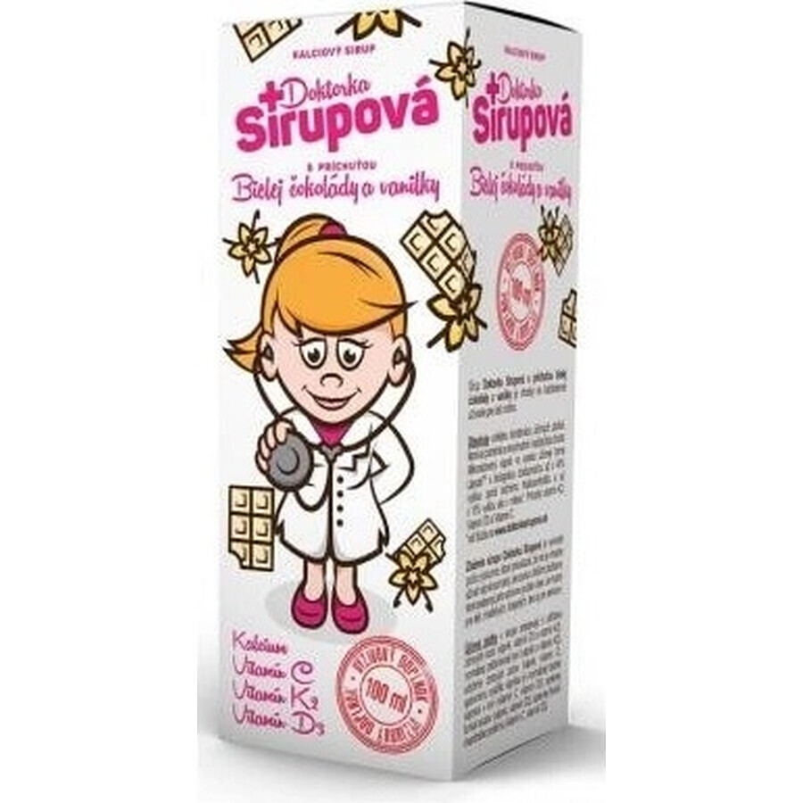 Doctor Syrup Sirop de calcium 1×100 ml, goût chocolat