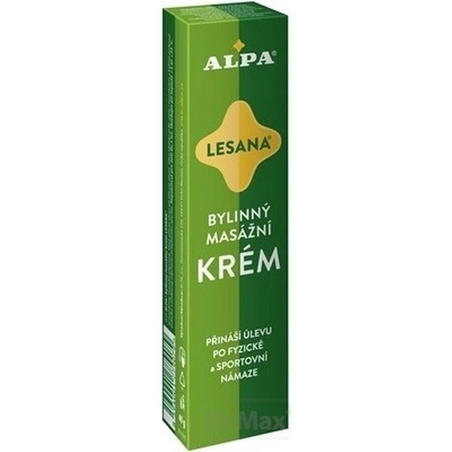 ALPA CREAM LESANA 1×40 g, massage aux herbes