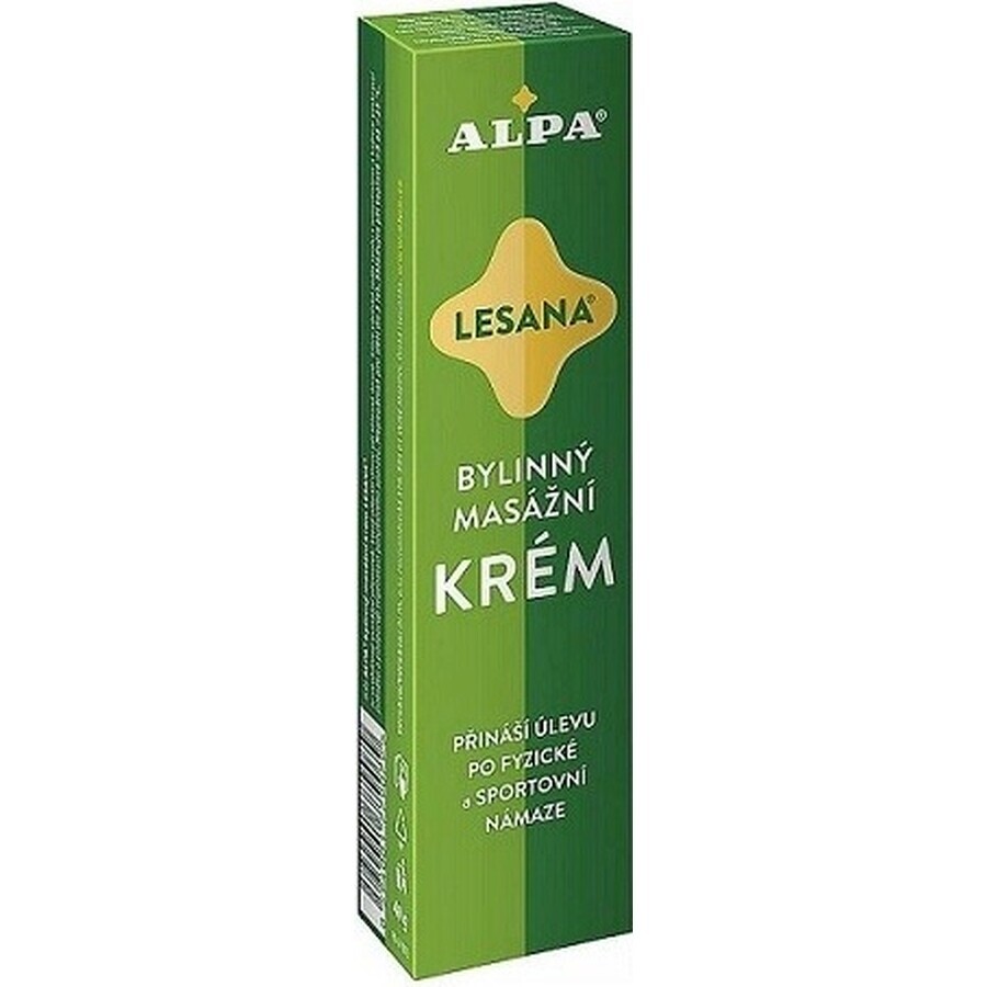 ALPA CREAM LESANA 1×40 g, massage aux herbes