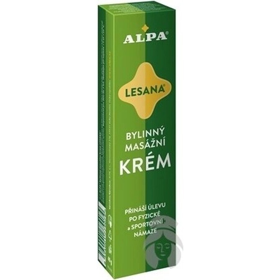 ALPA CREAM LESANA 1×40 g, massage aux herbes