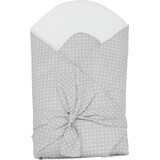 EKO wrap avec insert de noix de coco points gris 1×1 pc, coton