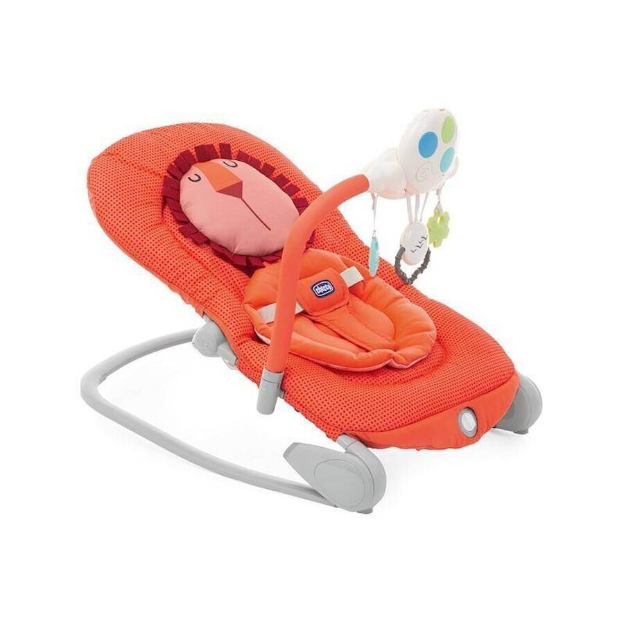 CHICCO Melody Ballon - Lion 0 m+, jusqu'à 18 kg 1×1 pc, avec fonction vibration