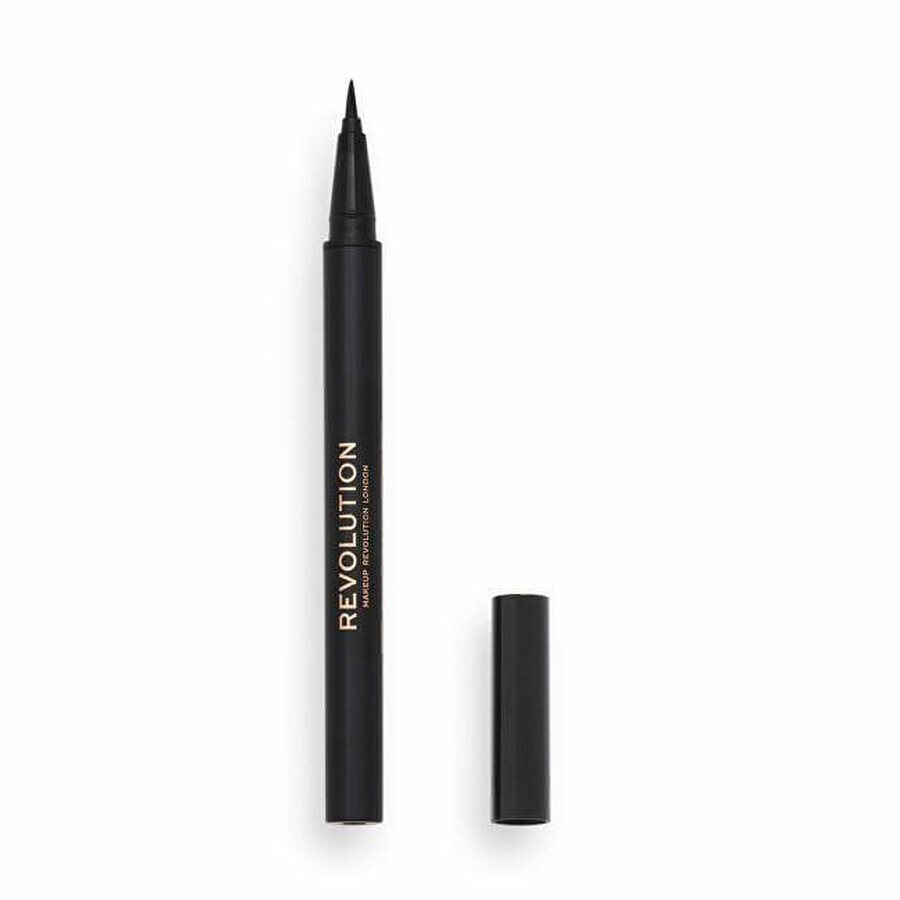 Revolution, Hair Stroke Brow Pen Marrón Oscuro 1×0,50 ml, lápiz de cejas