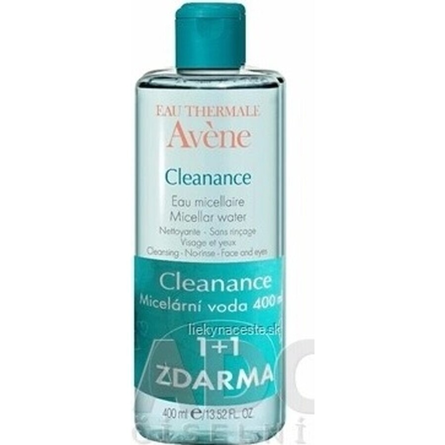 Avène Cleanance Eau micellaire 400 ml 1×400 ml, eau micellaire