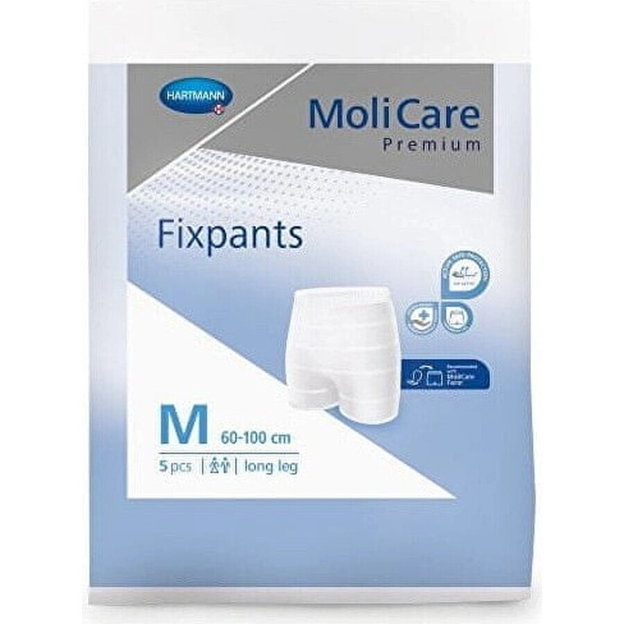 MoliCare Premium Fixpants pata larga M 1×5 uds, Fixpants (60-100 cm)