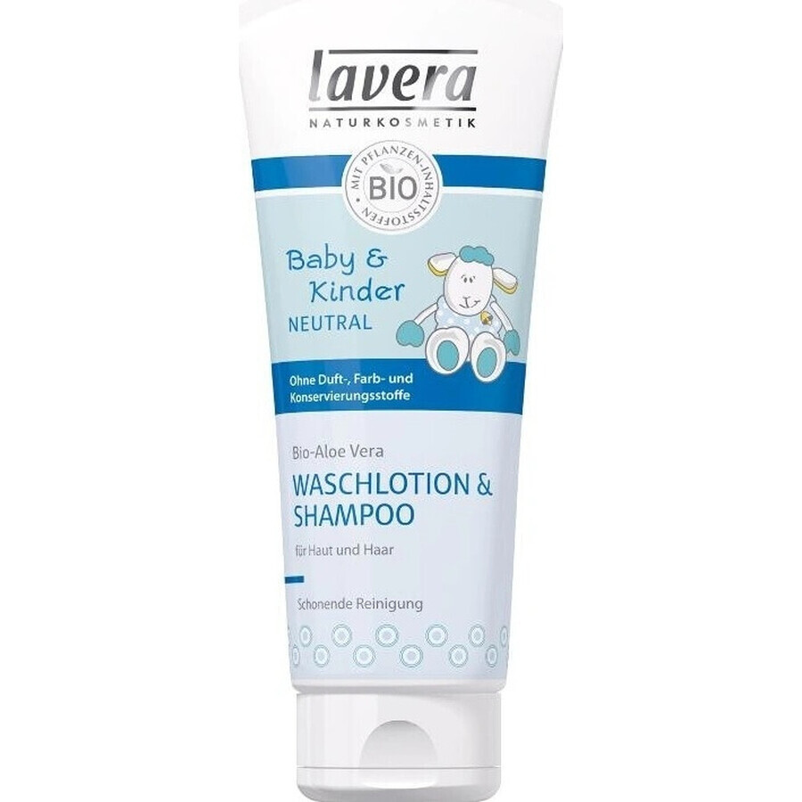 Lavera Haar- en Lichaamsshampoo voor Kinderen 200ml 1×1 st