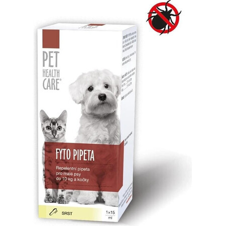 PET HEALTH CARE FYTO PIPETA 1×15 ml, repelente