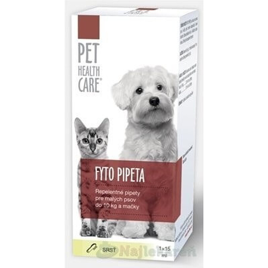 PET HEALTH CARE FYTO PIPETA 1×15 ml, repelente