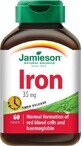 JAMIESON IRON 35 mg PROGRESSIVE RELEASE 1&#215;60 tbl, fer