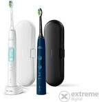 Philips Sonicare 5100 HX6851/34 Juego 1+1 1×1, cepillo dental sónico 2 piezas