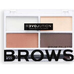 Revolution Relove, Colour Cult Medium, eyebrow care kit 1×3.20 g, eyebrow care kit